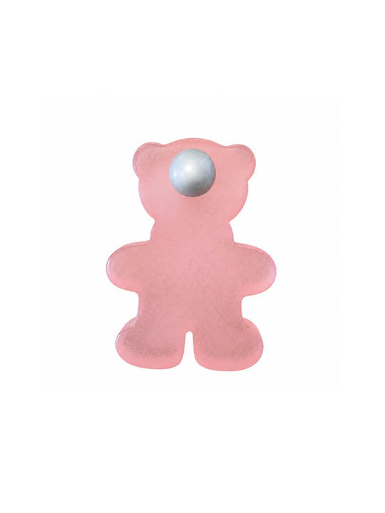 Finetto Kids Furniture Knob Made of Pink Metal ...