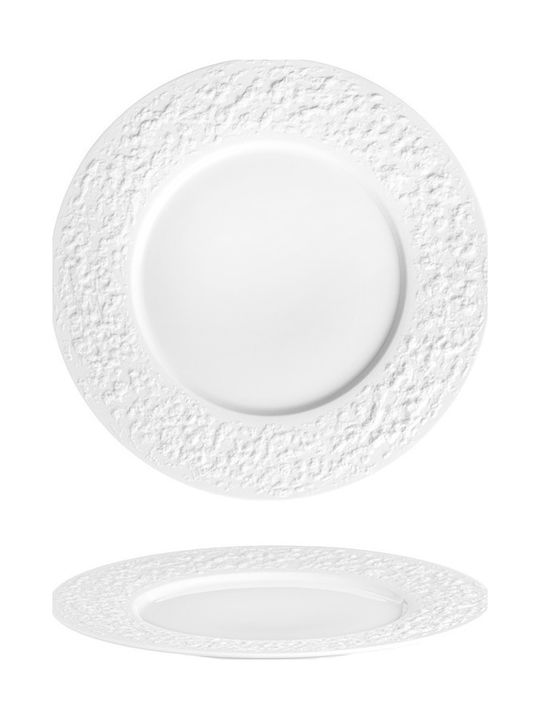 Ready G.benedikt Shallow Plate From White Porcelain 24cm