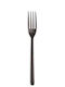 Comas Canada Set Gabeln Obst/Dessert Inox Schwarz 18.5cm 12 Stück