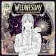 Wednesday Official Glow Colouring Book Wednesday