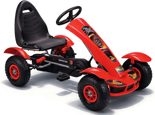 F618 Go Kart One-Seater with Pedal Red