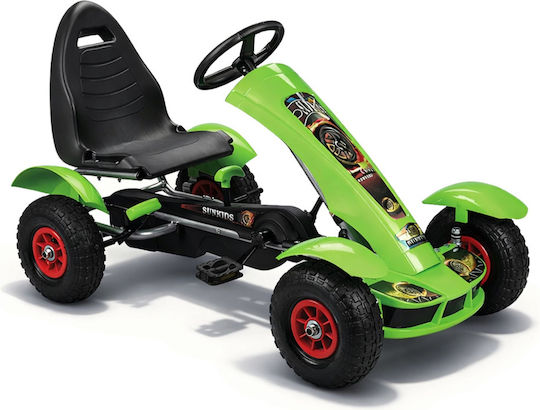 Go Kart Μονοθέσιο με Πετάλι Πράσινο