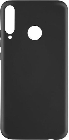 Lemontti С Пълно Покритие (360°) Силикон Черен Huawei P40 Lite E