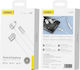 Foneng In-ear Handsfree Ακουστικά με Βύσμα USB-C Λευκό