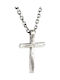 Male Silver Cross with Chain