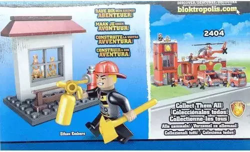Mega Bloks Конструктори Blok Squad Hero Firefighter за 5+ Години 40 бр