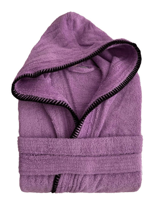 Palamaiki Halat de baie cu glugă Violet 420gr/m²