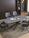 Esszimmermöbel-Set Vanta Erweiterbar mit 6 Stücken 140(+60)x90cm