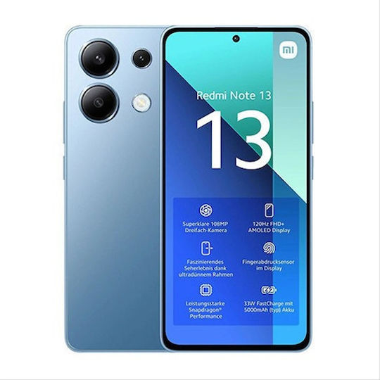Xiaomi Redmi Note 13 4G (6/128GB) Blau Generalüberholte gebrauchte Mobiltelefone Note A
