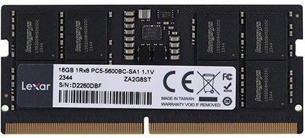 Lexar DDR5 με Module και Ταχύτητα 5600 για Laptop