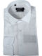 Langärmeliges Leinenhemd Weiß 7-4480-Weiß-XXL