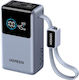 Ugreen PB727 Външна батерия 10000mAh 55W с USB-A Порт и USB-C Порт Power Delivery / Бързо зареждане Сив
