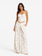 Set Pantaloni Dama Negri Floral