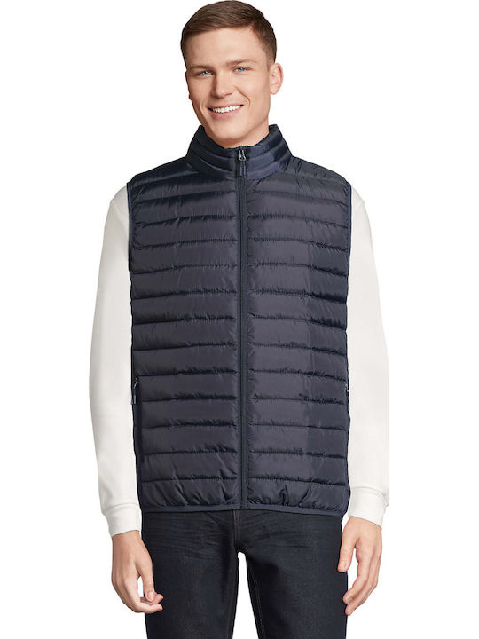 Sleeveless Puffer Jacket French Navy