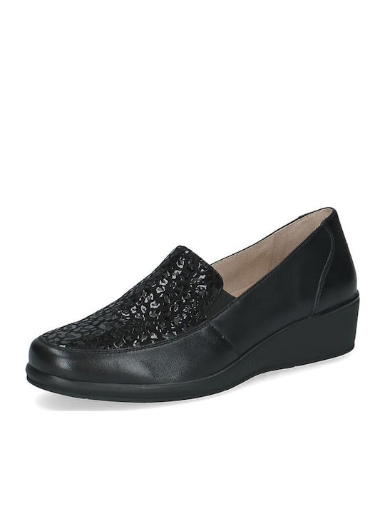 Caprice Damen Mokassins in Schwarz Farbe