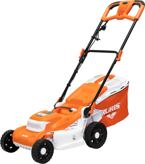 Ruris Rxe1800 Confort Mașină De Tuns Iarba Electrică 1800 W Lățime De Tăiere 40 Cm 3-în-1 Mulcire Cutie De Iarbă 40 L