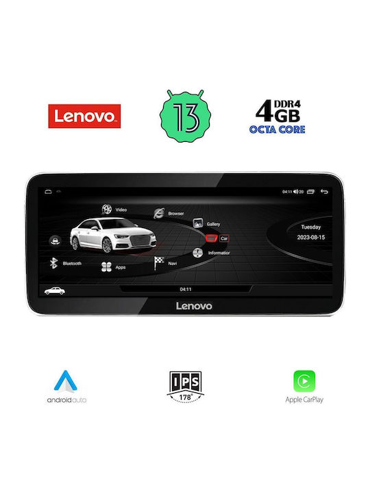 Lenovo Car Audio System for Audi Q5 2009-2016 (Bluetooth/USB/AUX/WiFi/GPS/Apple CarPlay/Android Auto) with 12.3" Touch Screen