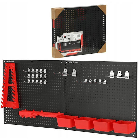 Yato Yato Werkzeugkoffer-Organisatoren Schwarz 55x45,5cm