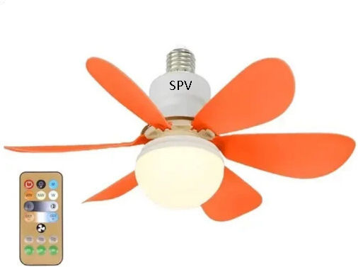 SPV Ανεμιστήρας Οροφής 52cm με Φως Κόκκινος