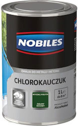 Nobiles Chlorocaucuc Каучуков Емайл 0.9л Зелен Мъх
