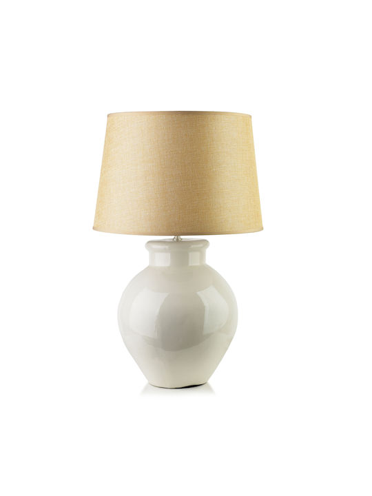 Mondex Table Lamp with Grey Shade and Base