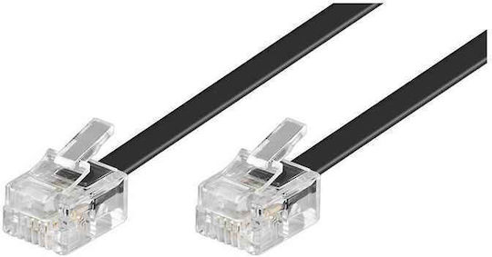 3M Telefonkabel RJ11 6P4C 3m Schwarzes