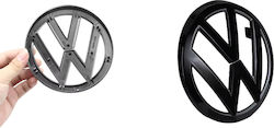 Емблема Vw Golf 7 2014-2017 Качулка На Автомобил Предна Част 135мм 1 Брой Черен Лъскав
