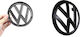 Emblar VW Golf 7 2014-2017 Motorhaube Vorderseite 135mm 1 Stück Schwarz Glänzend