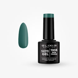 Elixir Semigel Gel Nail Polish 1305 Neon Orange...