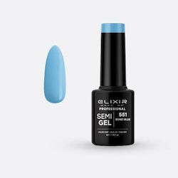 Elixir Semigel Gel Nagellack 551 Bondi Blau 5ml