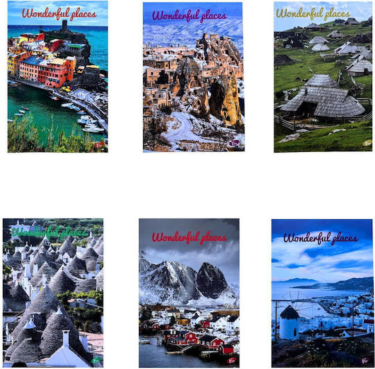 Caiete scolare import Caiet Cu Dungi A4 60 Foi De Hârtie (Diverse Modele)