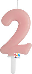 Birthday Candles Numbers Pink