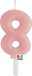 Birthday Candles Numbers Pink