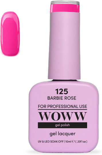 Woww Cosmetics Полутраен Лак За Нокти Barbie Rose 10мл