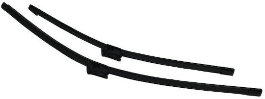 Front Wiper Blade Skoda Yeti 600 475mm Vw Passat Caddy 2 Pieces Set 3c8955425b
