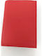 Leather Men's Card Wallet Red
