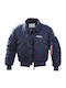 Survivors Flight Windschutz Jagdjacke Blau