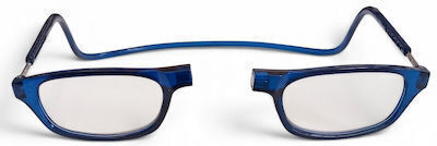 Reading Glasses +3.00 with Magnet in Blue Colour R007