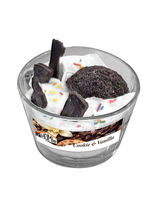 HOMie Aromatic Candle in Jar with Vanilla Scent 220gr