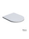 Bianco Ceramica Slim Toilet Seat Soft Close Plastic White