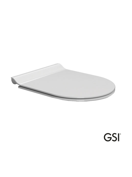 GSI Norm-pura-kube Капак за тоалетна чиния Пластмасов Бял