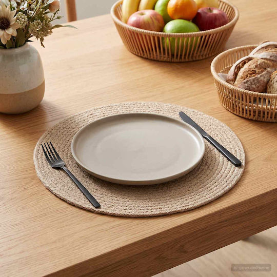 vidaXL Σουπλά Ψάθινο Καφέ 30x30cm 6τμχ vidaXL Σουπλά Ψάθινο Καφέ 30x30cm 6τμχ