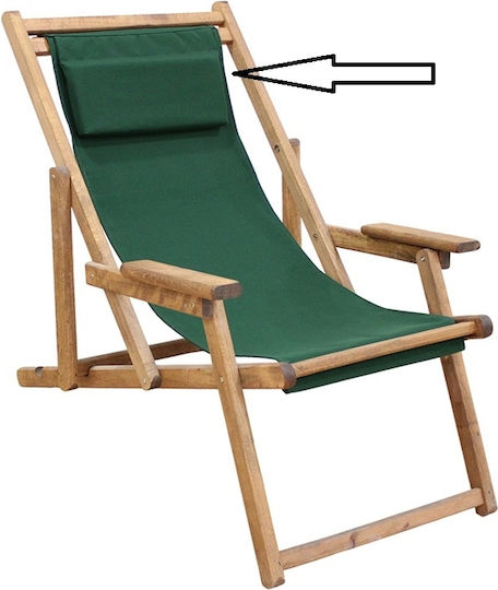 Zita Plus Плат за шезлонг Torino Кипарис 43x118см