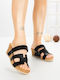 Platforme Dama Tip Slip On Negre