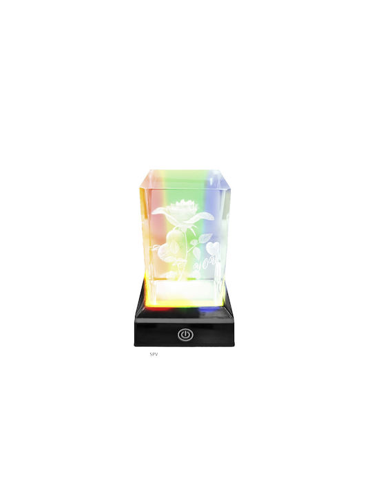 SPV Διακοσμητικό Φωτιστικό RGB Love 5x6x6.5εκ.