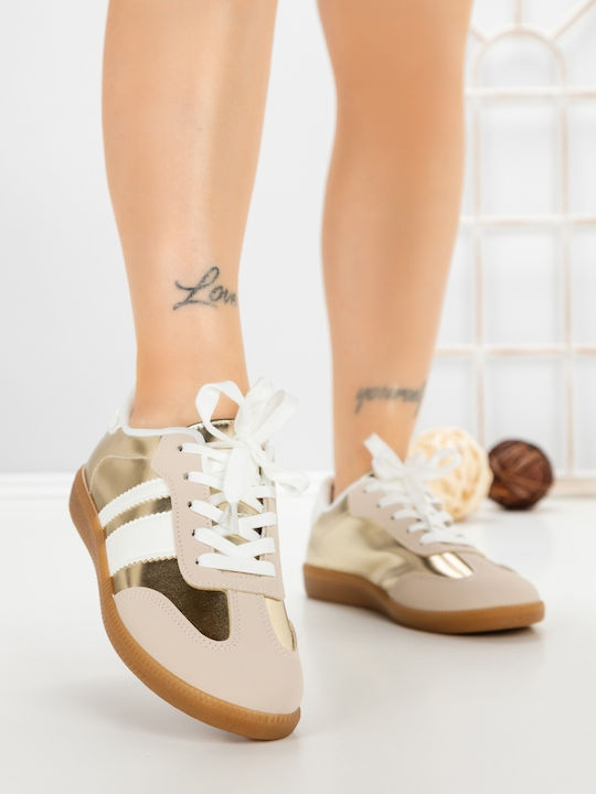 Kalapod Adidași Flatforms Pentru Femei Auriu