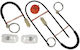 Citroen Xsara 97-03 Coupe Electric Window Regulator Repair Kit Front Right