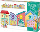 Wooden Kids Puzzle 1-10 20pcs Goula