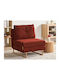 Berwyn 3395 Scaun De Relaxare Rotativ Roșu 84x87x79cm