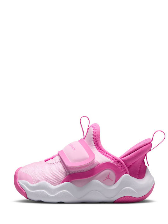 Jordan Sneakers Παιδικά Sneakers με Σκρατς Κόκκινα